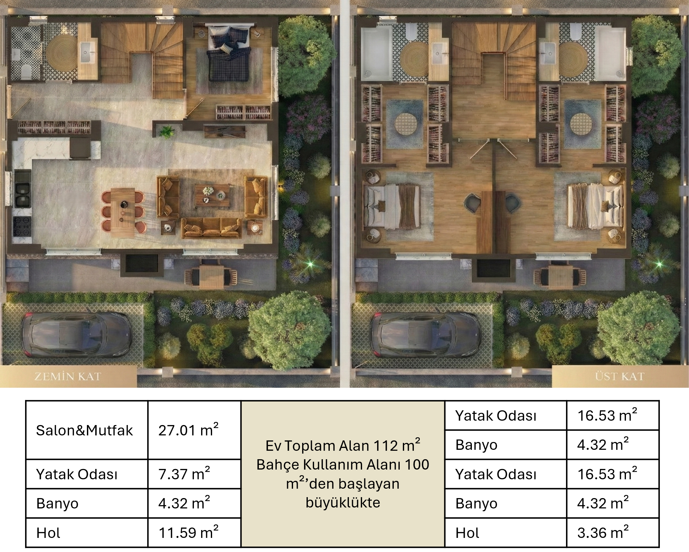 3+1 Dubleks Villa